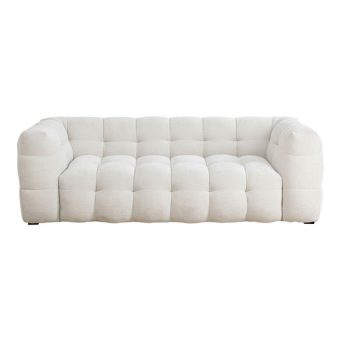 3 seater white sofa