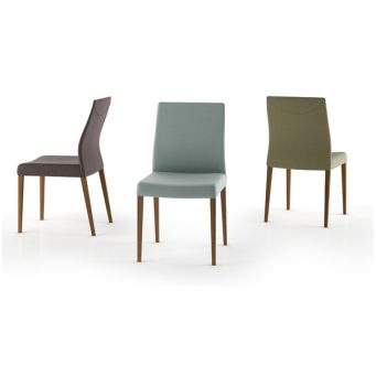 3 low back dining chairs