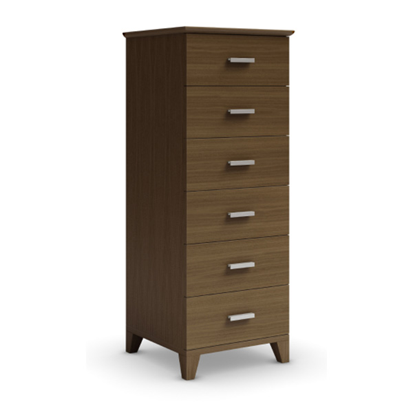 6 drawer tall narrow chest