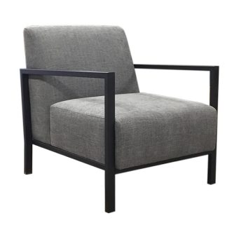 grey arm chair